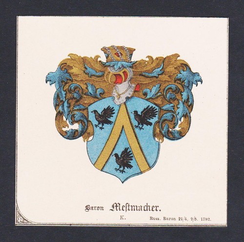 Von mestmacher wappen - 19.jh.,