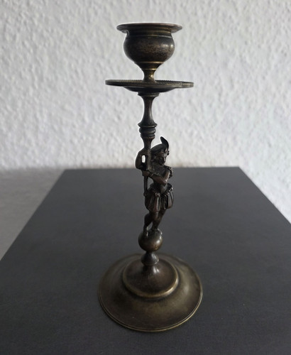 Antiker bronze leuchter - antiker, /