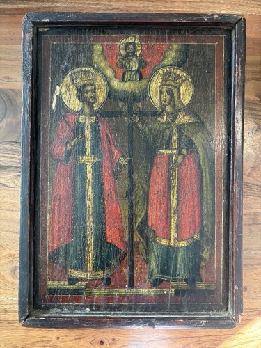 Antike ikone konstantin - antike,