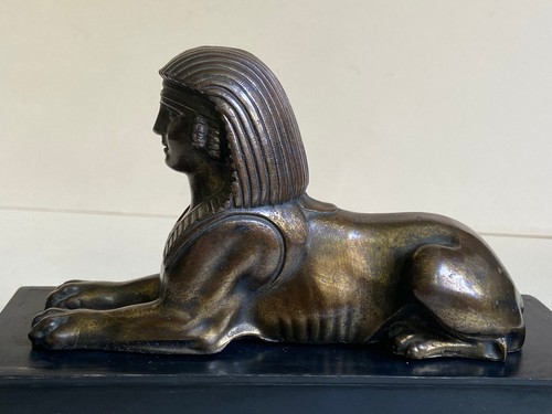 Skulptur sphinx regule metall - regule,