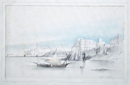 Hafen festung küste - küste, algerien