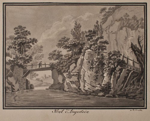 Landschaft angestein brücke - angestein,