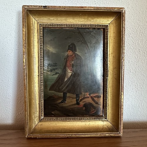Antikes öl gemälde napoleon - Öl,