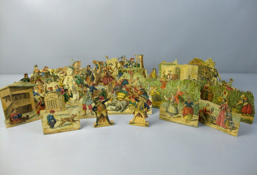 Alte papierfiguren - alte,