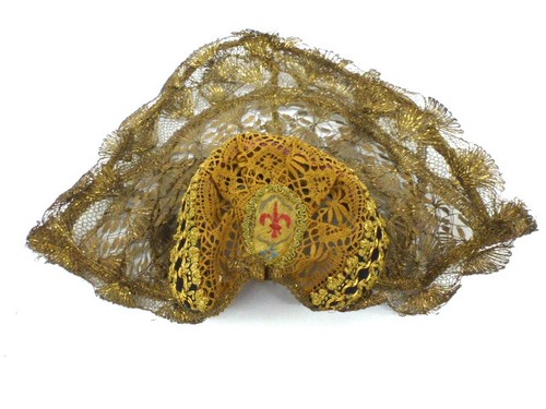 Antike goldhaube trachtenhaube - goldhaube,